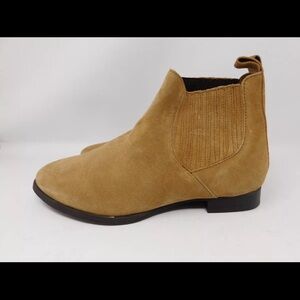Jack Rogers Womens Boots Pippa Ankle Booties Oak/Tan Brown Suede Chelsea Size 8M